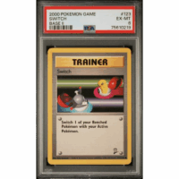 2000 Pokémon Base Set 2 #123 Switch Trainer Card (PSA 6)