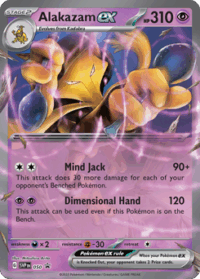 050/165 Alakazam ex Scarlet & Violet Black Star Promos