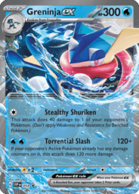 054/165 Greninja ex Scarlet & Violet Black Star Promos